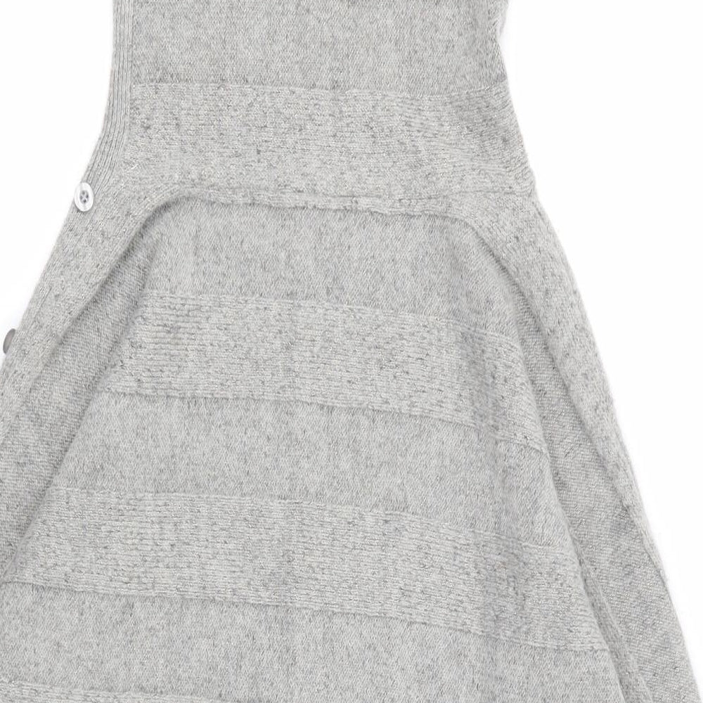 Wallis Womens Grey Pullover Jumper Size M