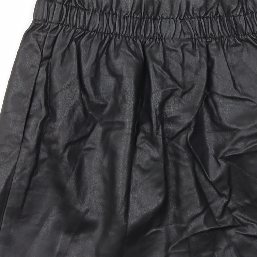 H&M Womens Black A-Line Skirt Size 6 - Stretch waistband
