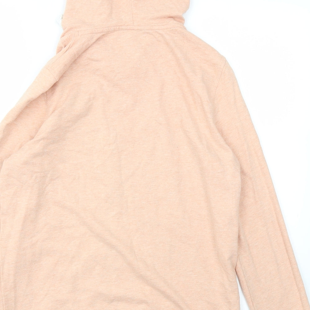 F&F Womens Orange Full Zip Jumper Size M