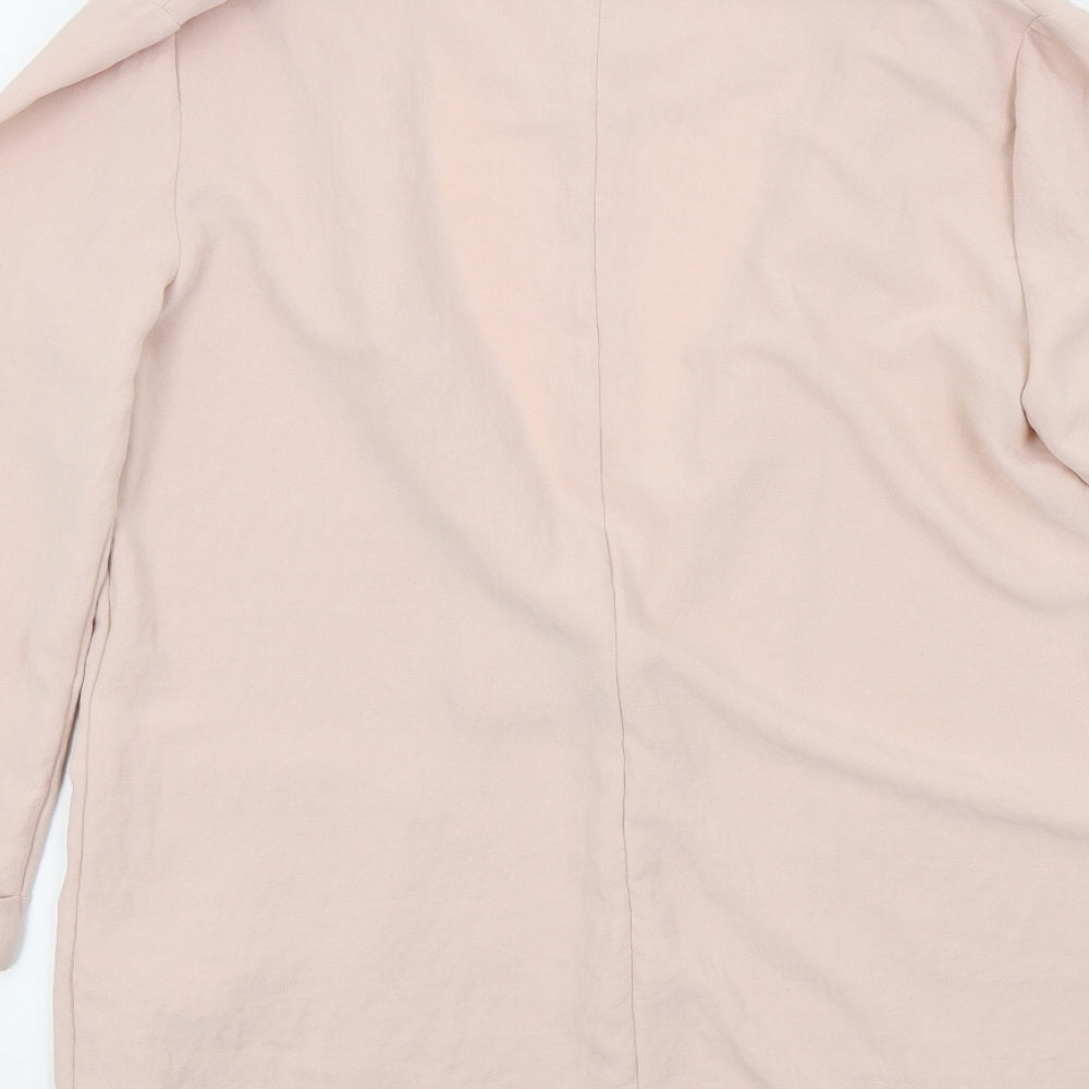 New Look Womens Pink Colourblock Jacket Blazer Size 12