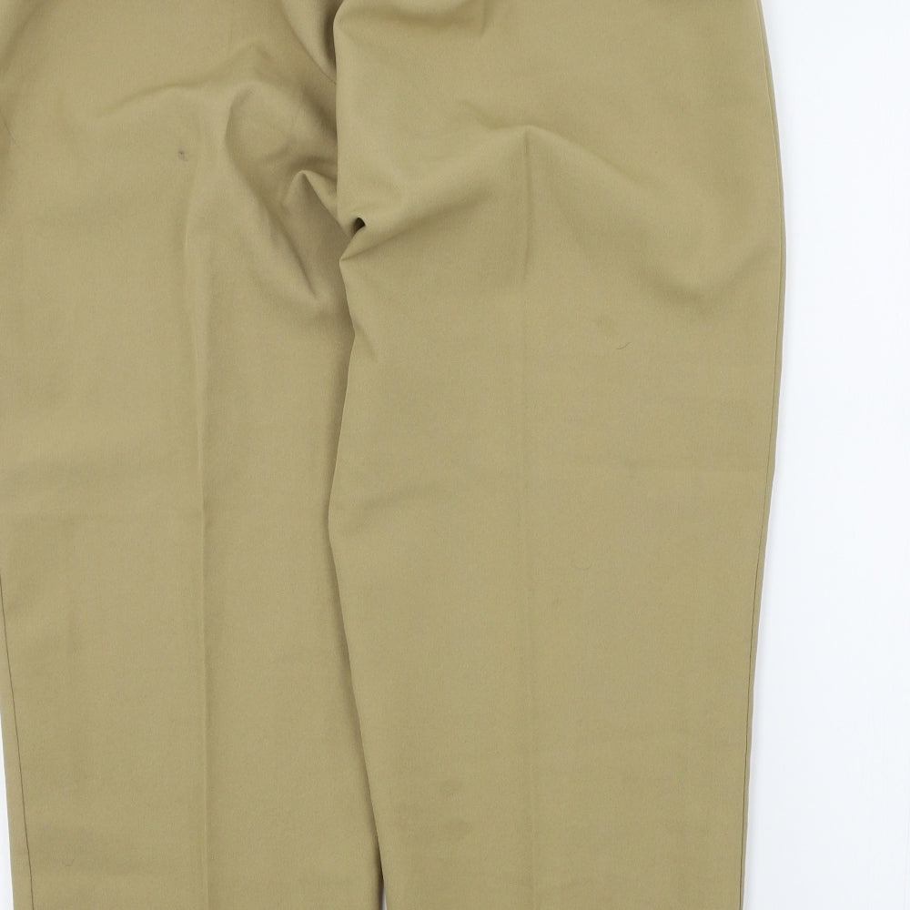Preworn Womens Beige Trousers Size 18 L23 in