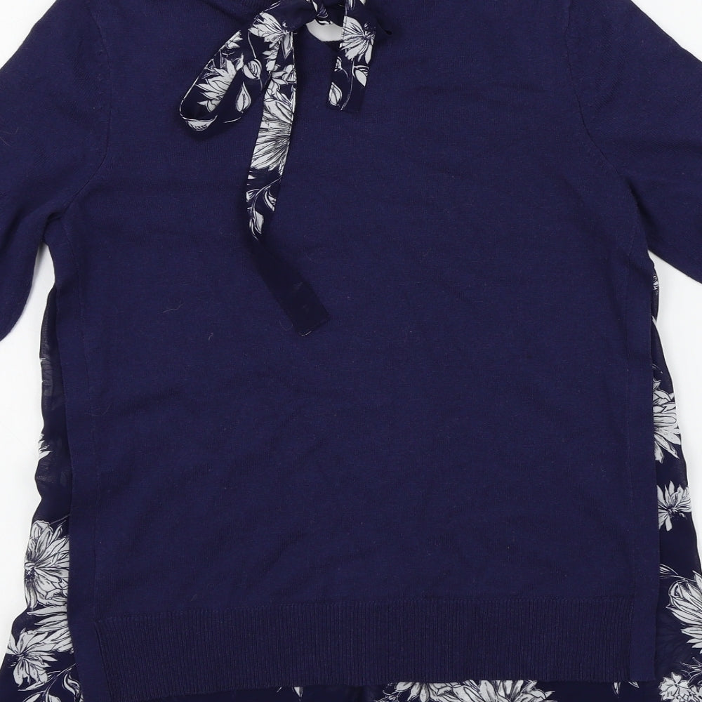 George Womens Blue Pullover Jumper Size 8