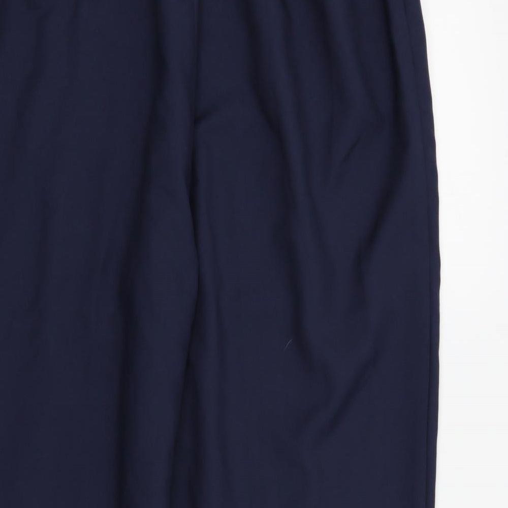 Amber Womens Blue Trousers Size 20 L25 in
