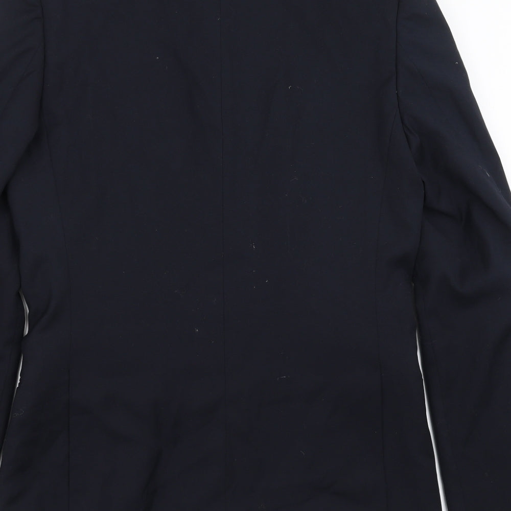 Ventuno 21 Mens Blue Jacket Suit Jacket Size 38