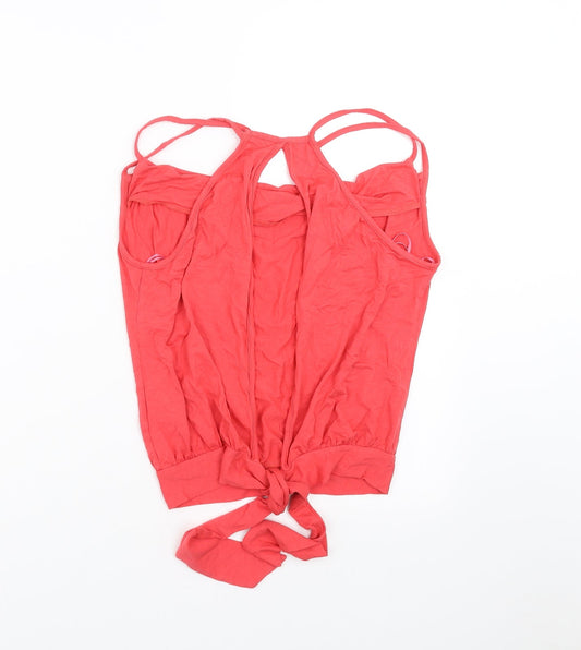 Stark Creative Womens Pink Basic Blouse Size 8