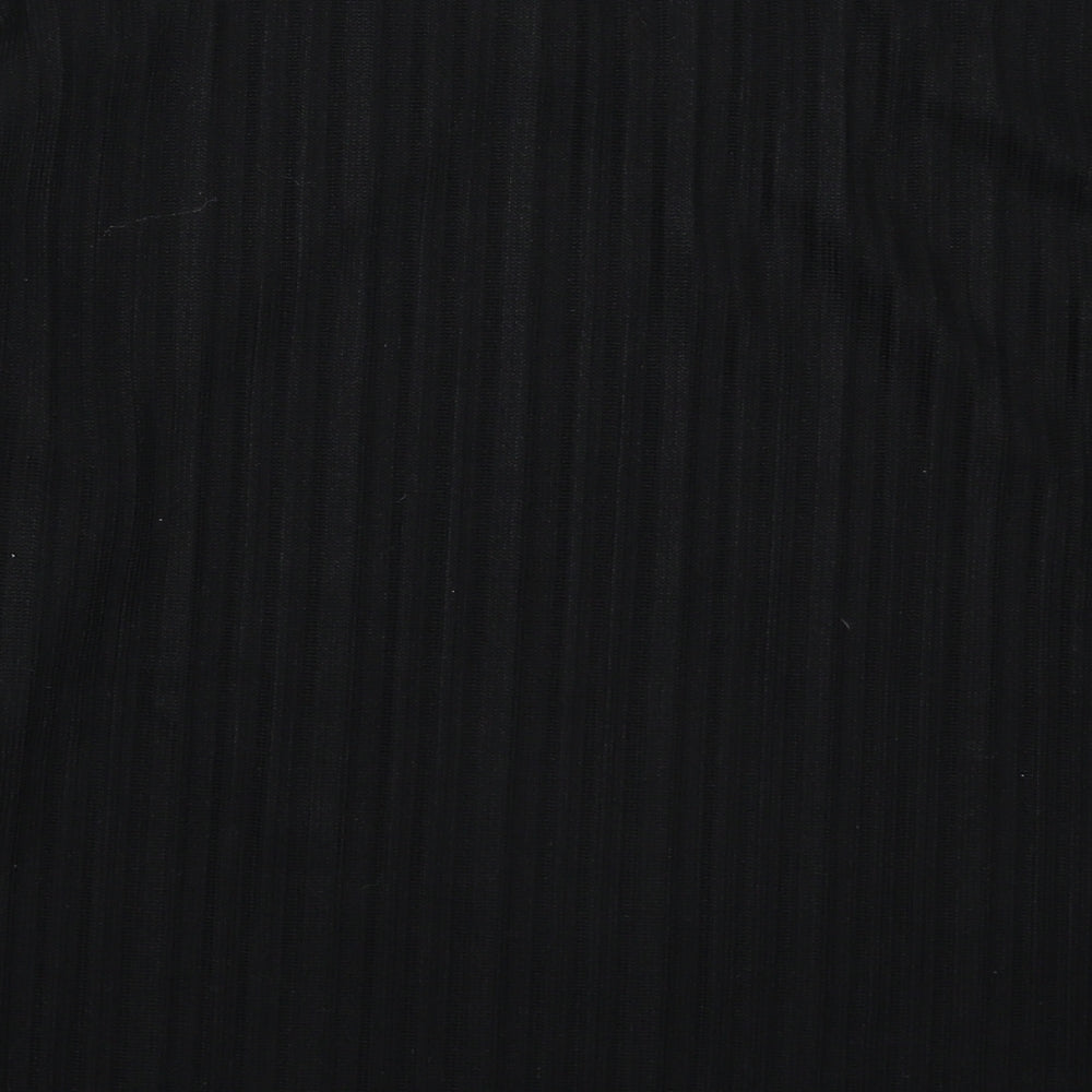 Preworn Womens Black Knit Pullover Jumper Size XL