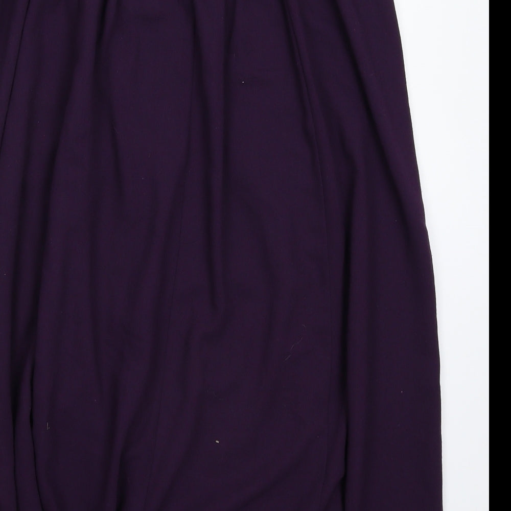 Berkertex Womens Purple Flare Skirt Size 36 in