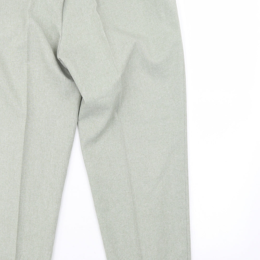 Classics Womens Green Trousers Size 14 L30 in