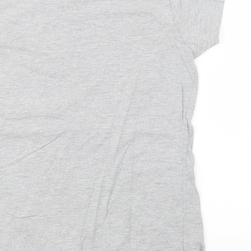 Preworn Womens Grey Basic T-Shirt Size 6 - Game Of Thrones