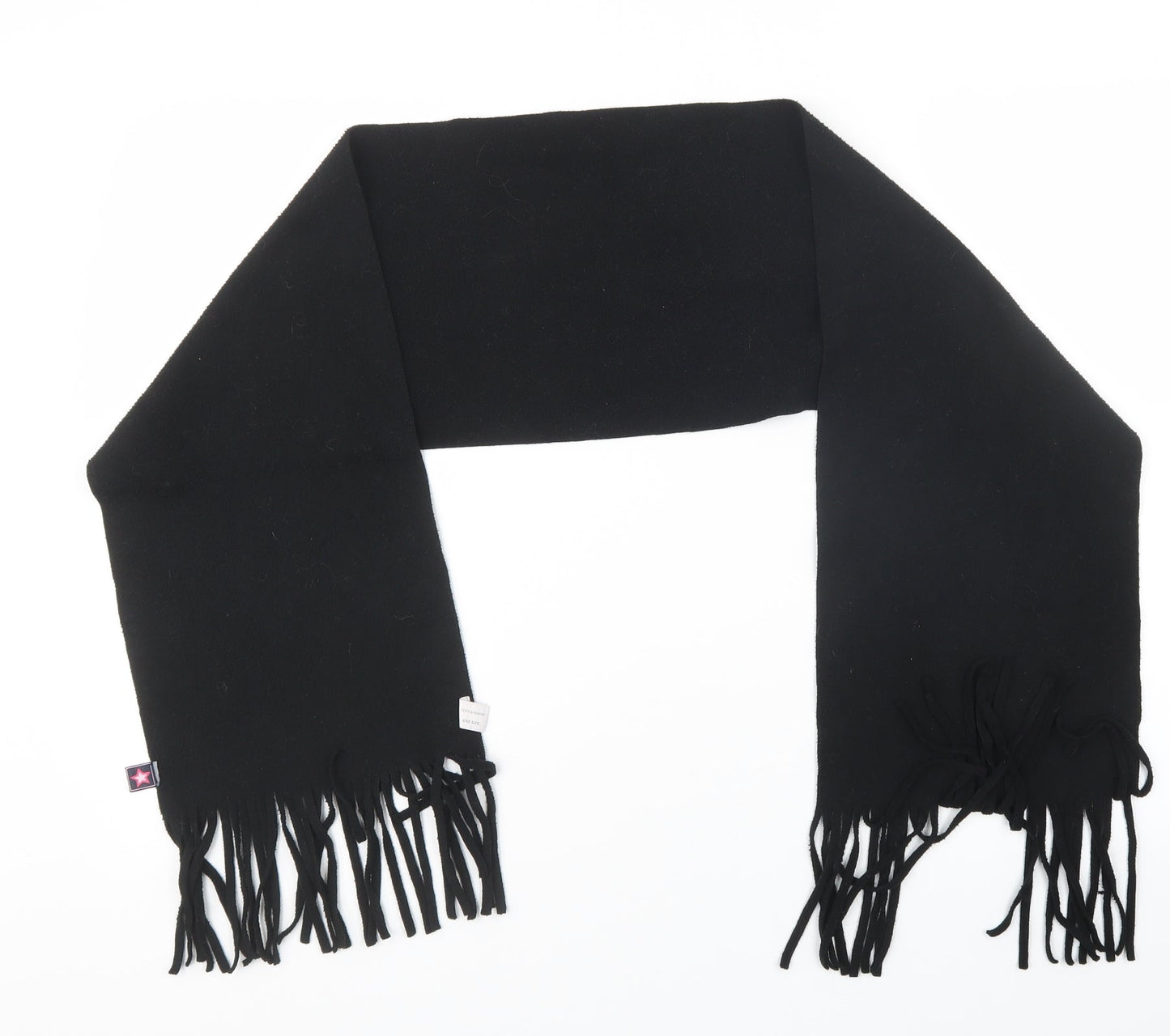 Preworn Womens Black Knit Scarf