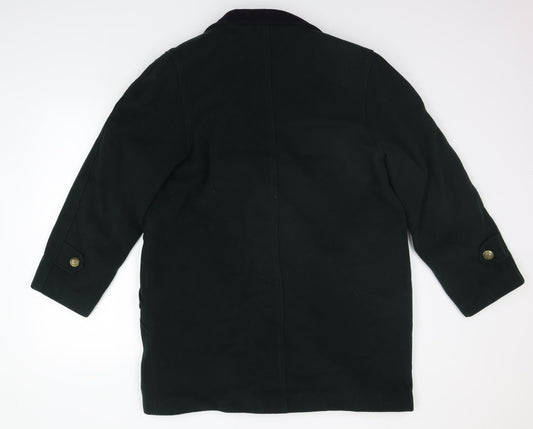 nauage Womens Green Jacket Coat Size 14