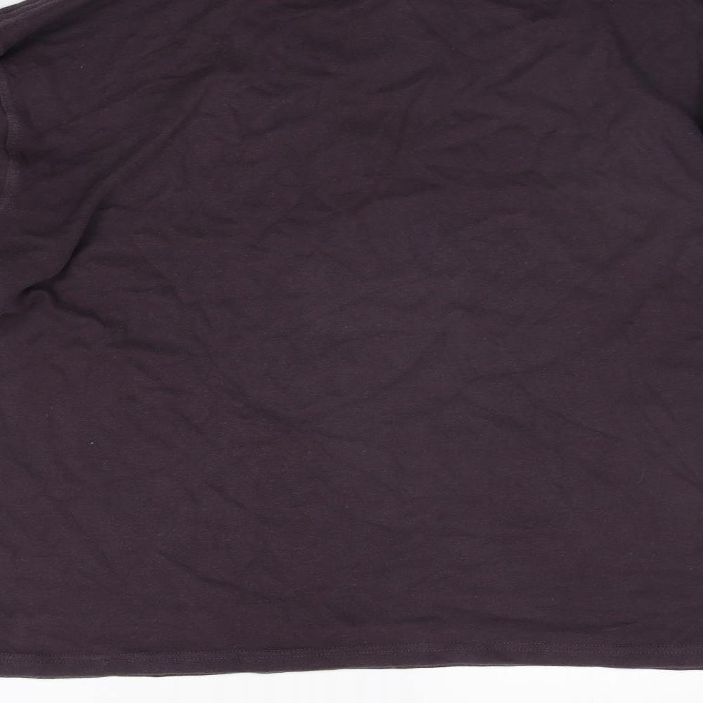 EWM Womens Purple Pullover Jumper Size M