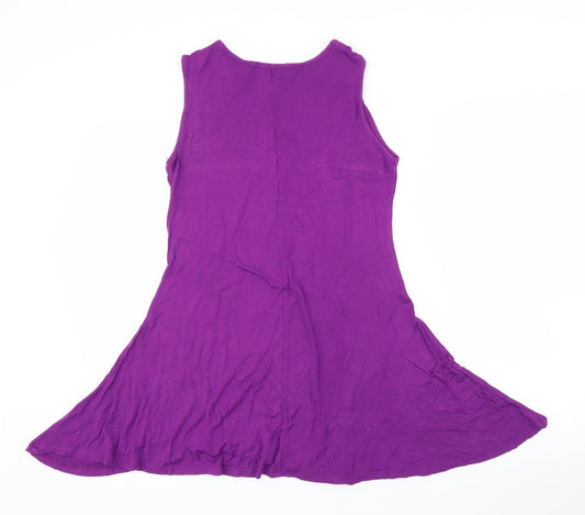 Urban Coco Womens Purple A-Line Size S
