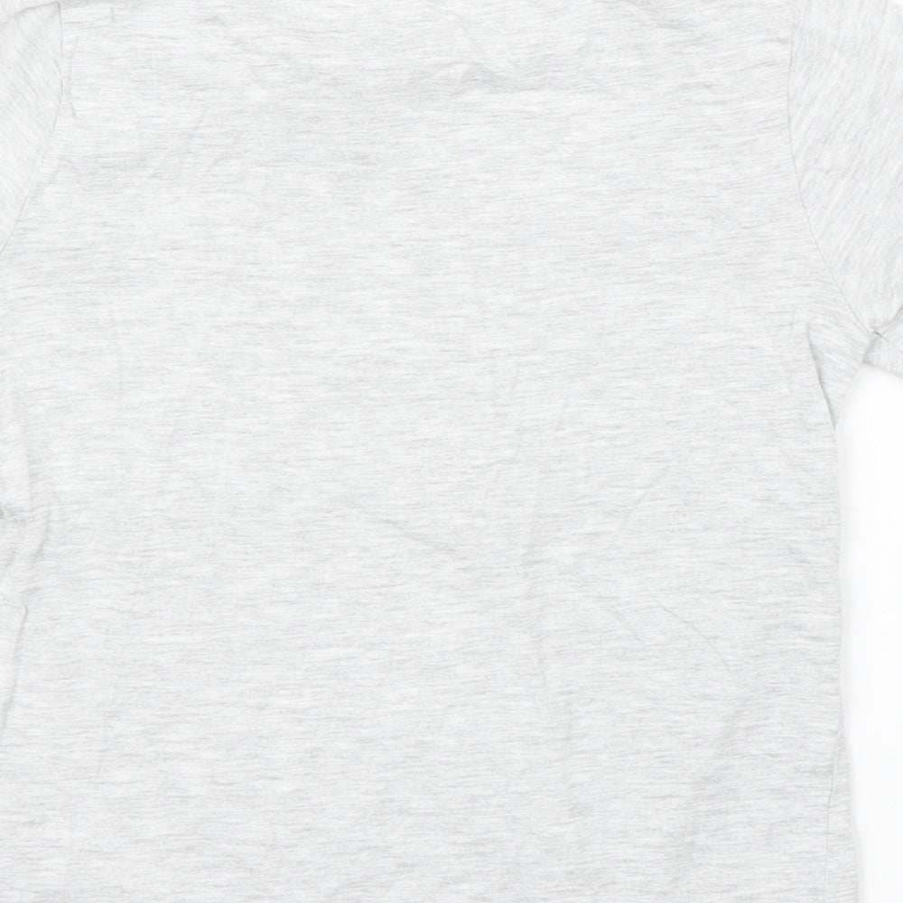 George Boys Grey Basic T-Shirt Size 6-7 Years