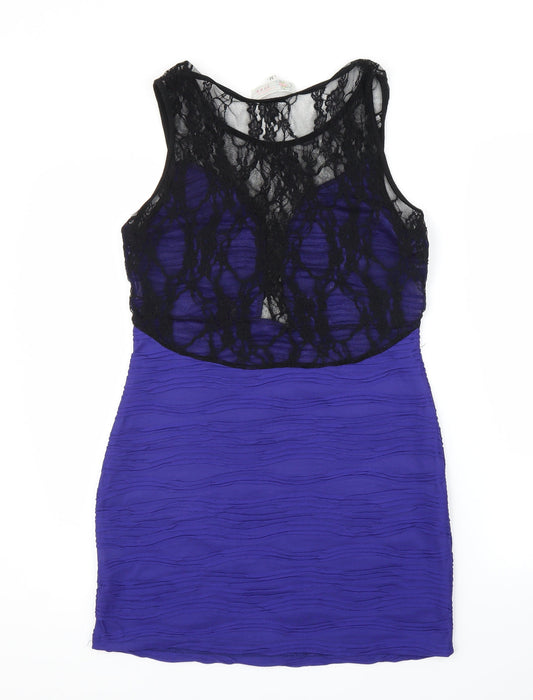 Cameo Rose Womens Blue Bodycon Size M