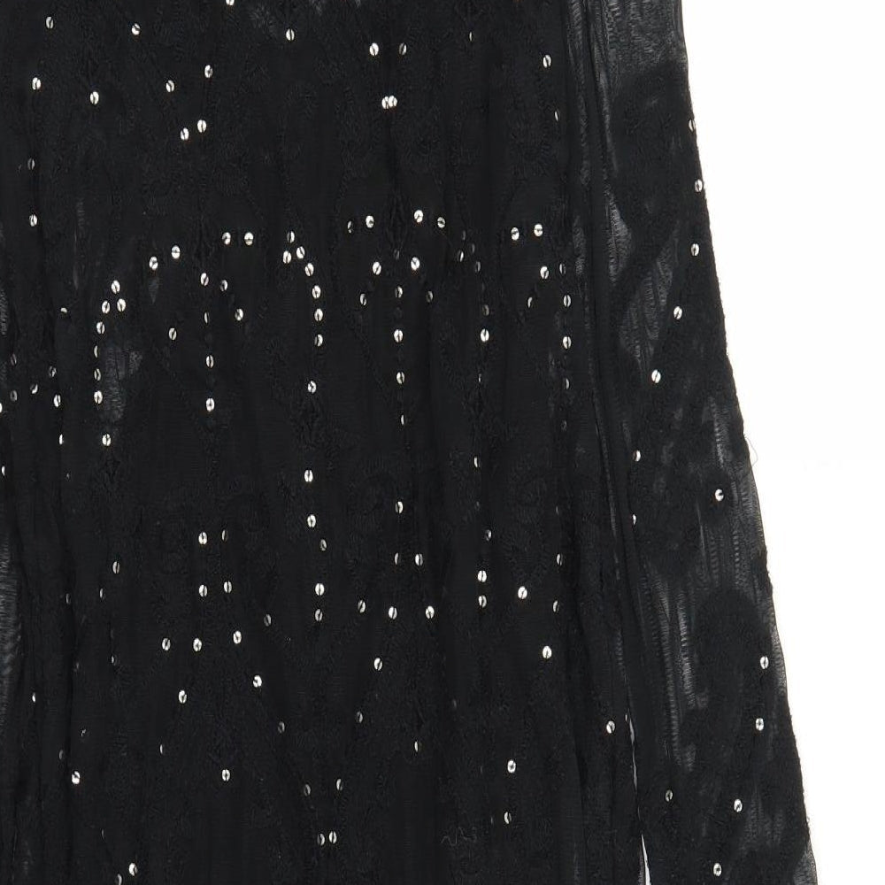 M&S Womens Black Shift Size 8