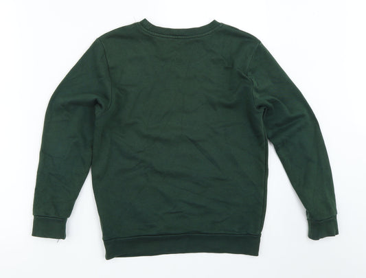 George Boys Green Pullover Sweatshirt Size 8-9 Years
