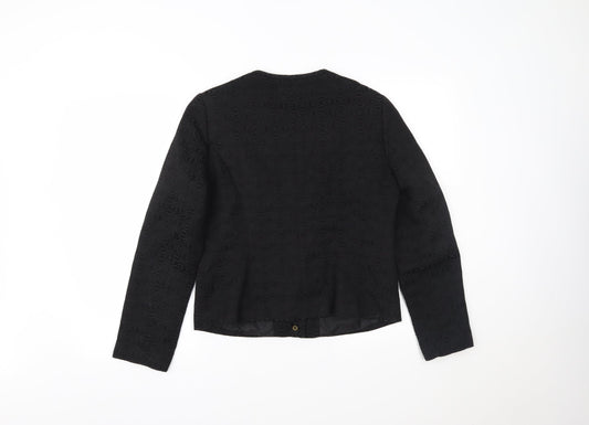 George Womens Black Jacket Blazer Size 12