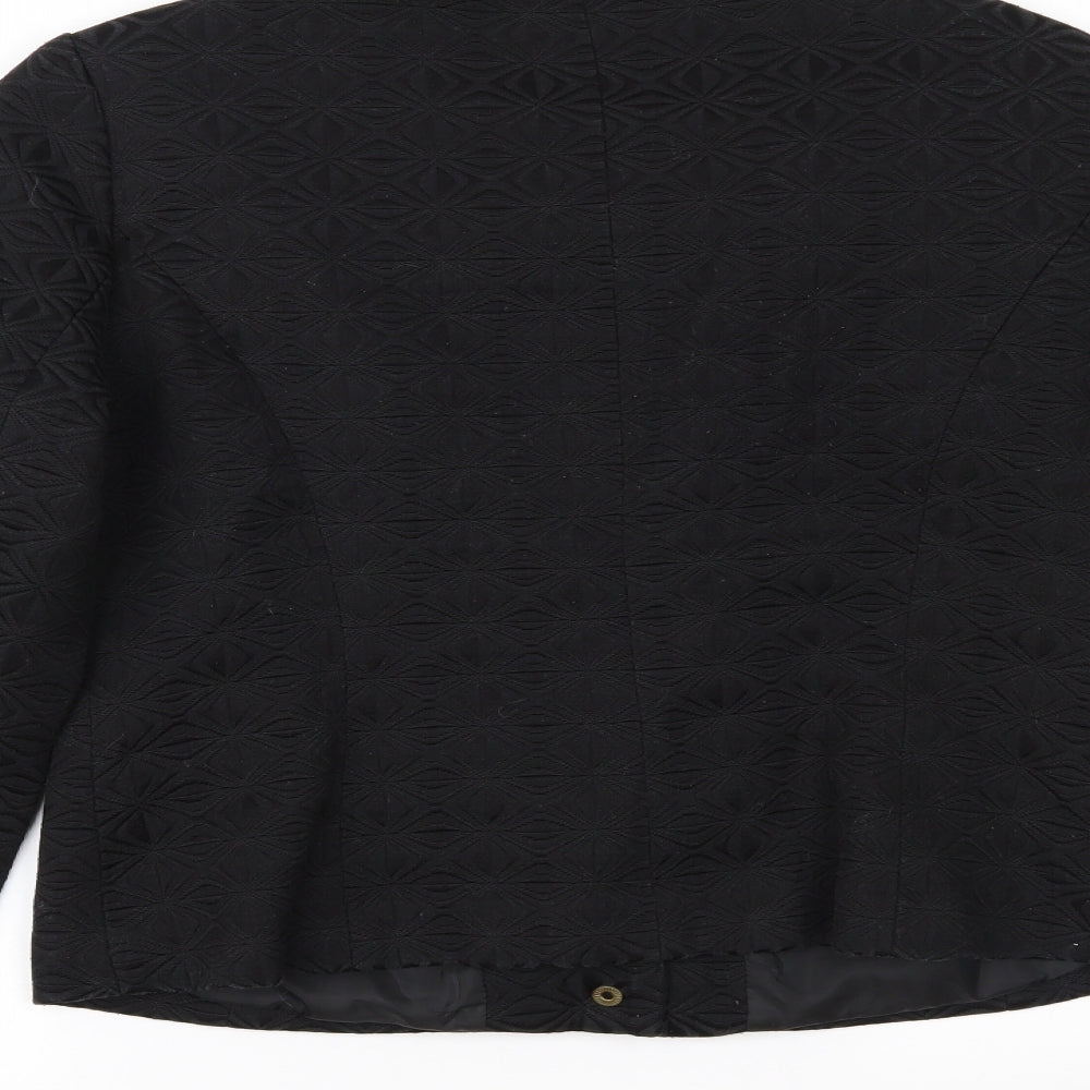 George Womens Black Jacket Blazer Size 12