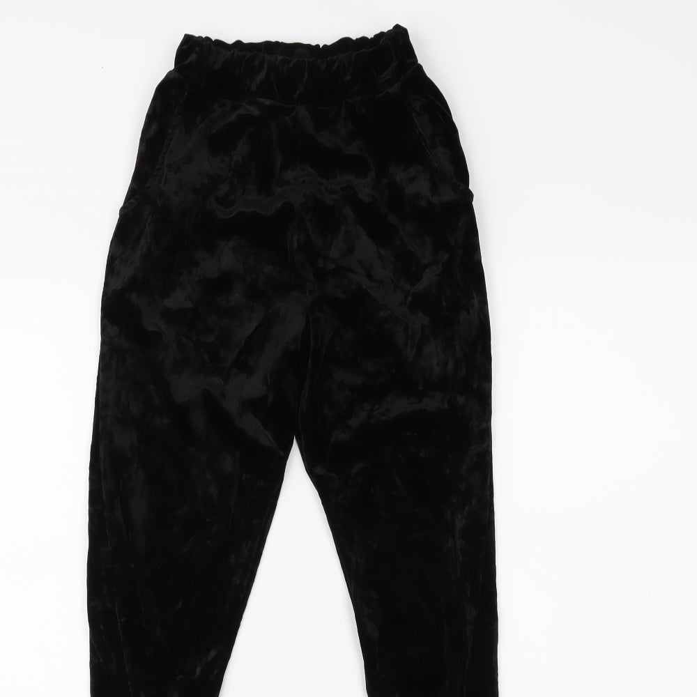 Prague Womens Black Leggings Size M L25 in