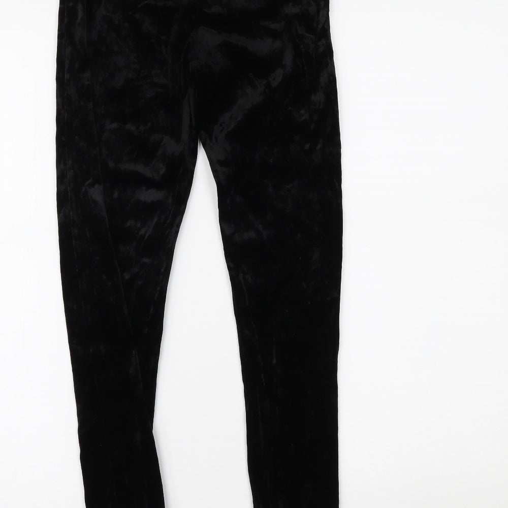 Prague Womens Black Leggings Size M L25 in