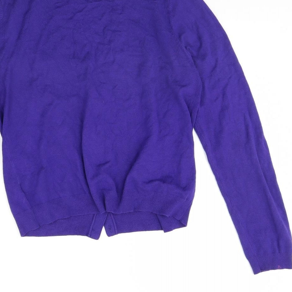 Preworn Womens Blue Cape Jumper Size 14