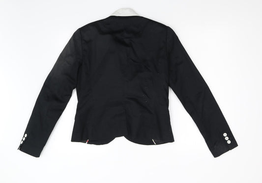BAF Womens Black Jacket Blazer Size 38