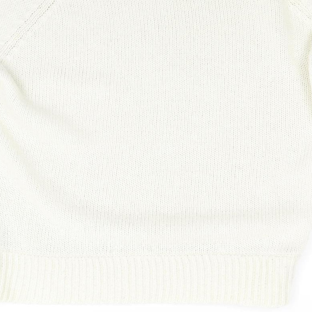 Soon Womens Ivory Knit Pullover Jumper Size 16