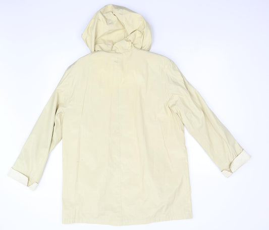 D Day Wear Womens Yellow Overcoat Coat Size 14