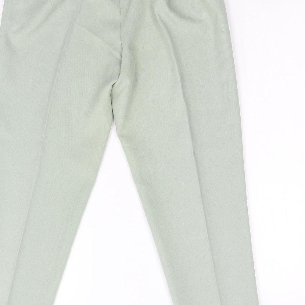 Preworn Womens Green Trousers Size 12 L27 in