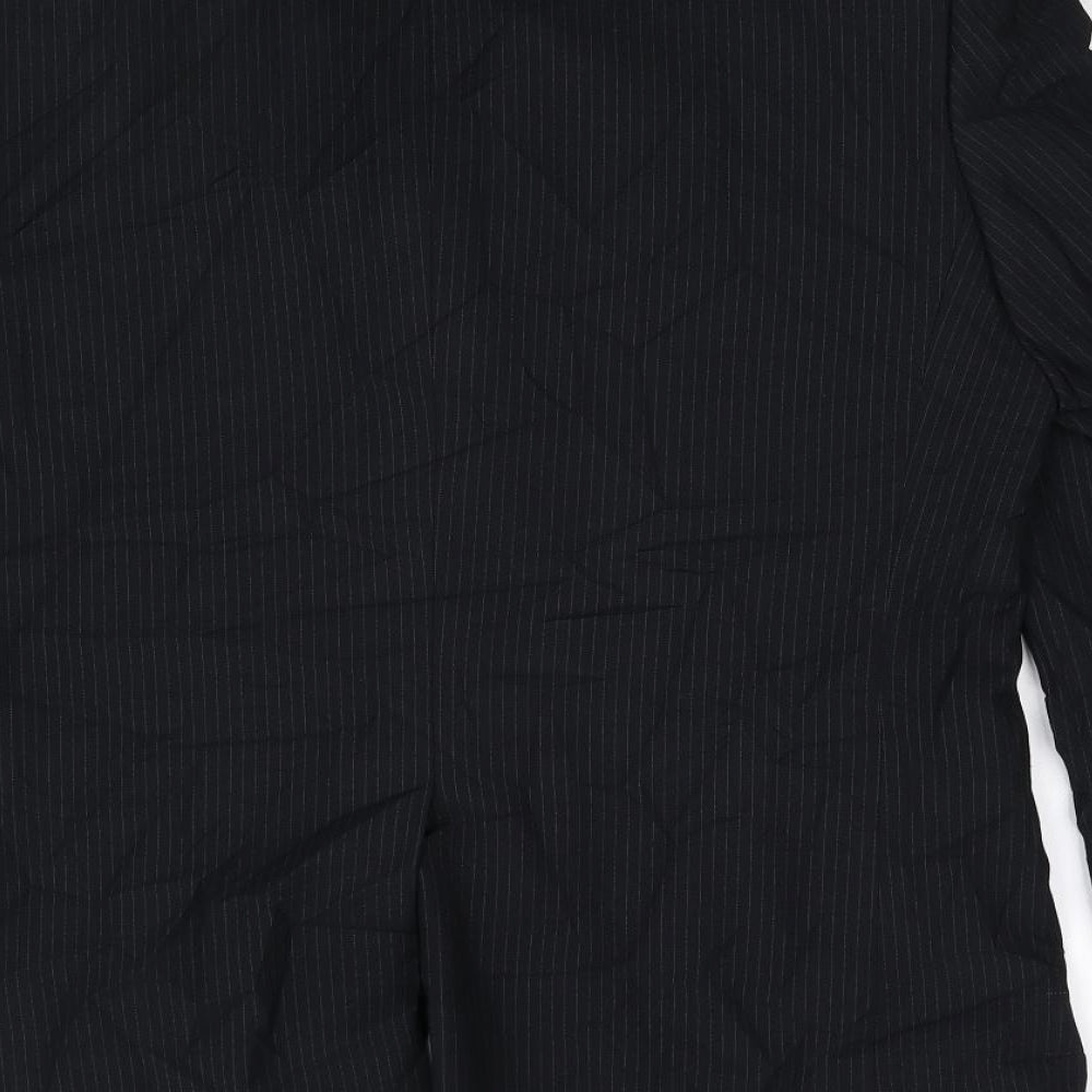 BHS Mens Black Jacket Suit Jacket Size 40