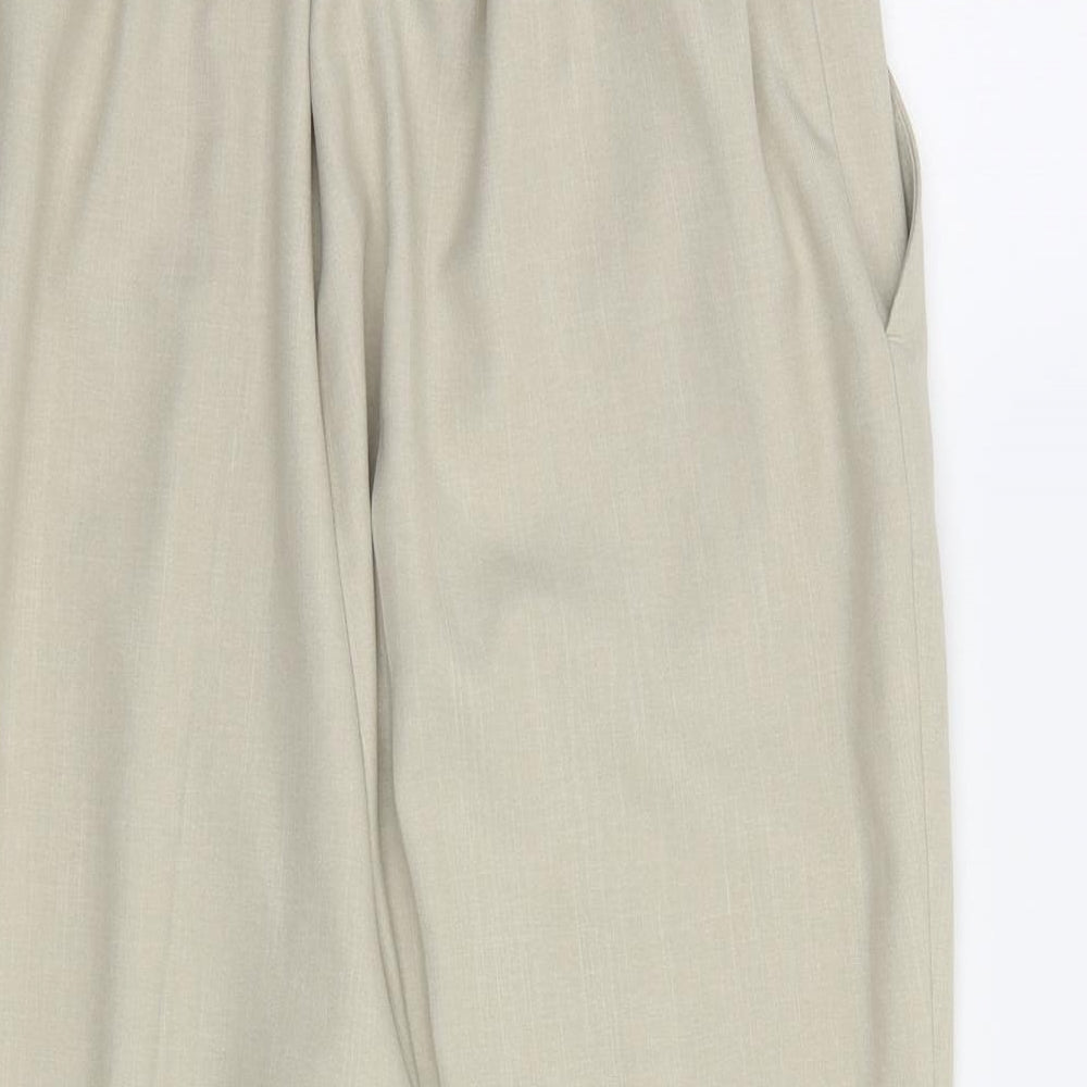 Canda Womens Beige Cropped Trousers Size 20 L23 in