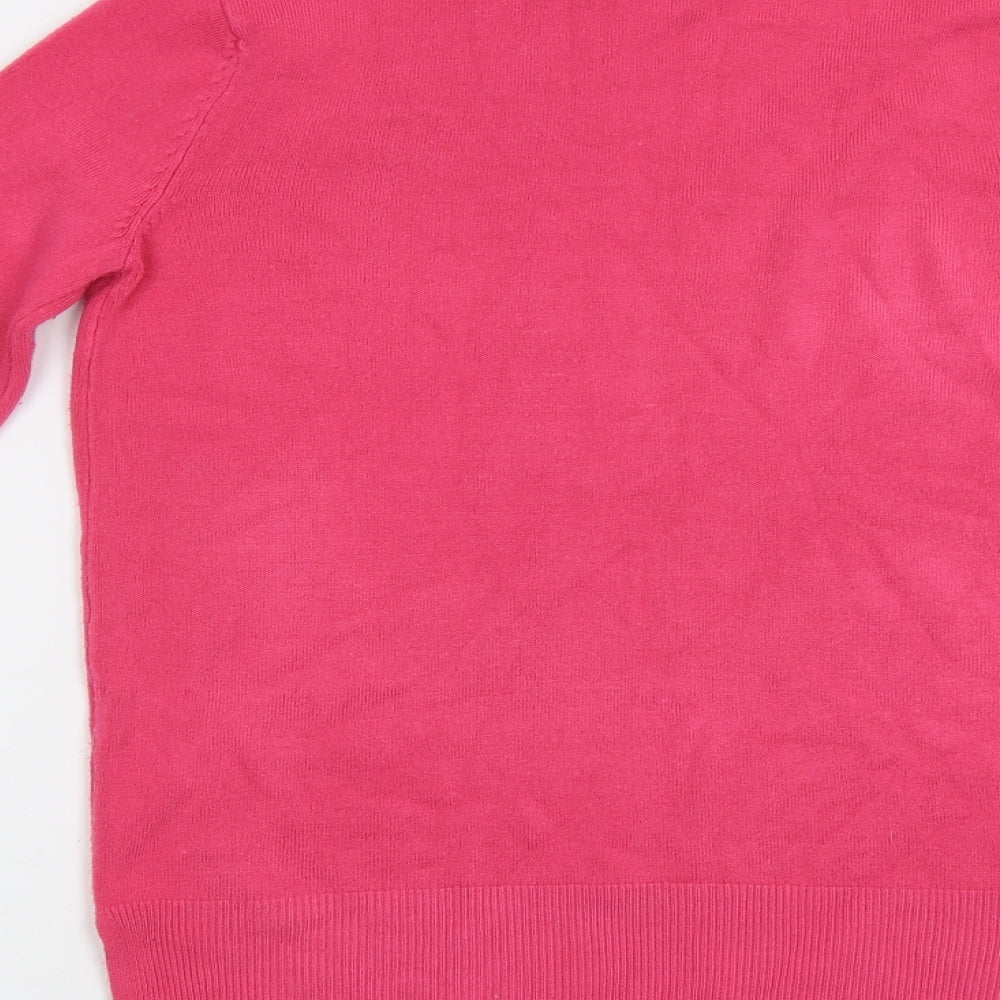 M&S Womens Pink Pullover Jumper Size S