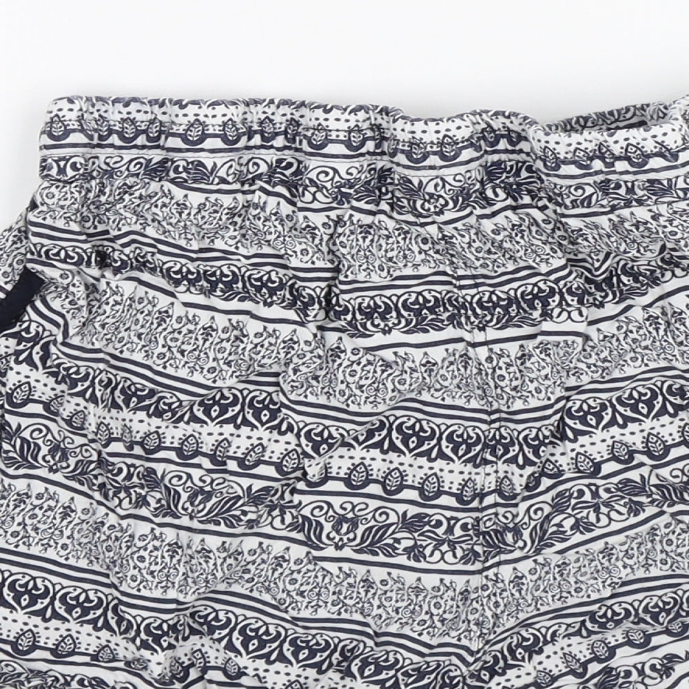 Atmosphere Womens Blue Floral Culotte Shorts Size 10