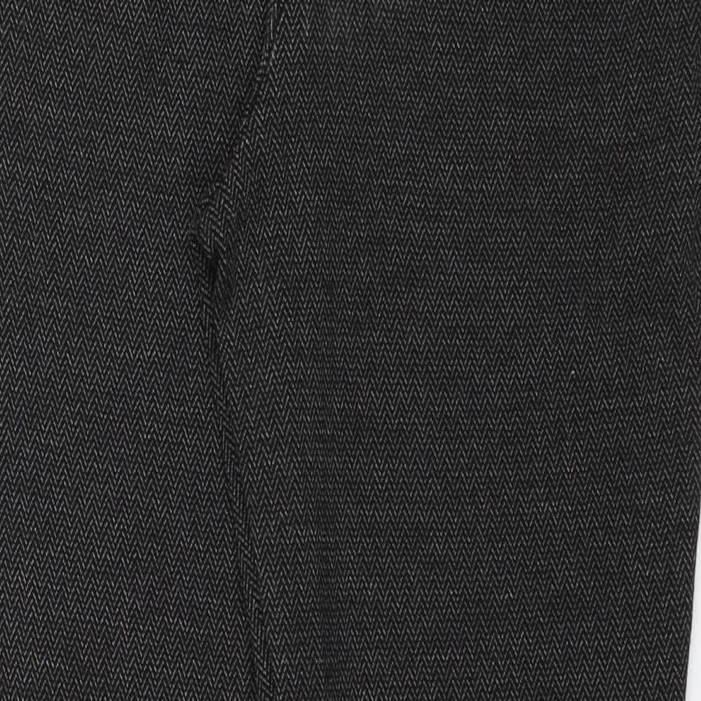 M&S Womens Black Jegging Trousers Size 10 L25 in
