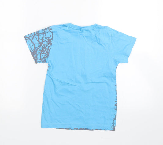 Macca Boy Boys Blue Basic T-Shirt Size 7 Years - Brooklyn