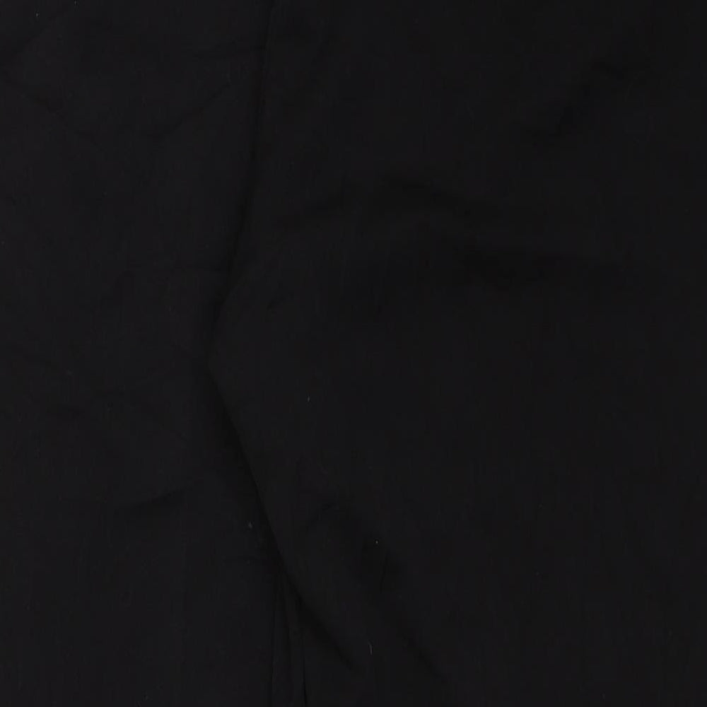 M&S Womens Black Dress Pants Trousers Size 18 L27 in