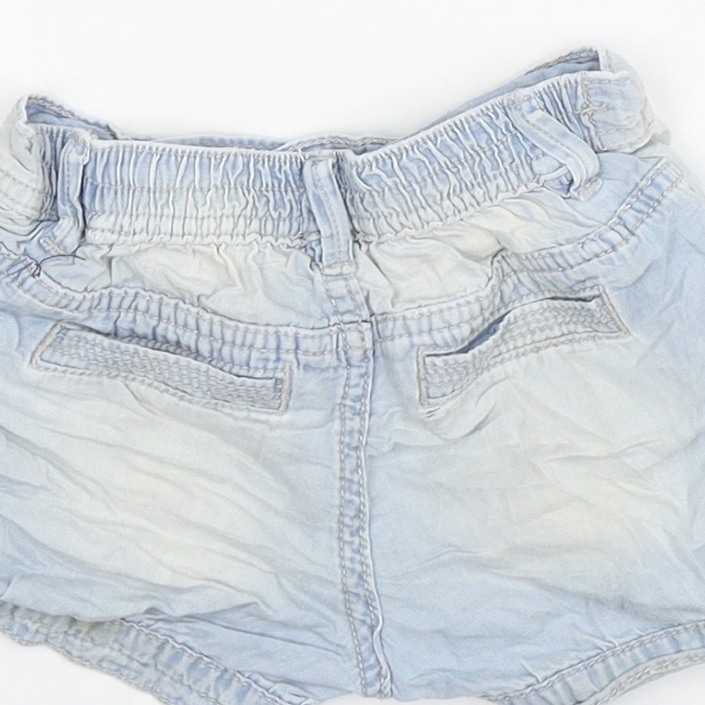 Brand and care label for Gap Baby Blue Cropped Trousers, size 18-24, Months