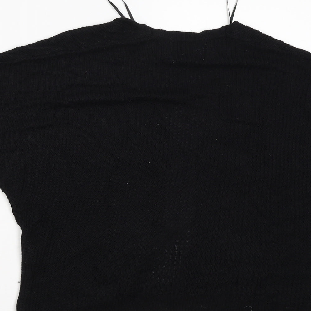 Papaya Womens Black Cardigan Jumper Size S