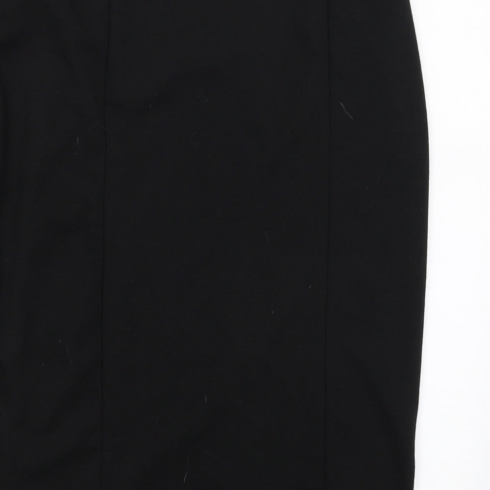 David Emanuel Womens Black Straight & Pencil Skirt Size 14