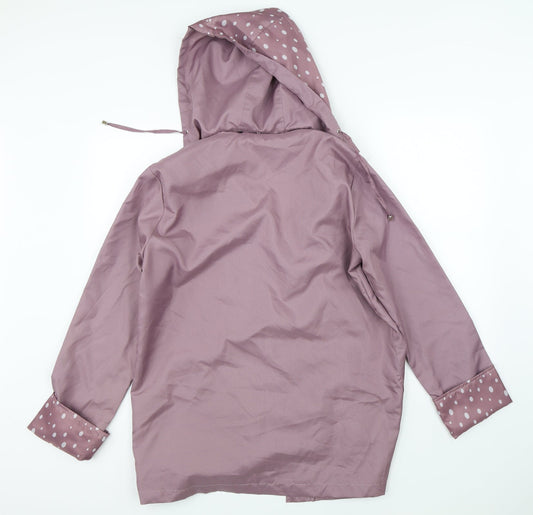 Anne De Lancay Womens Pink Jacket Coat Size S