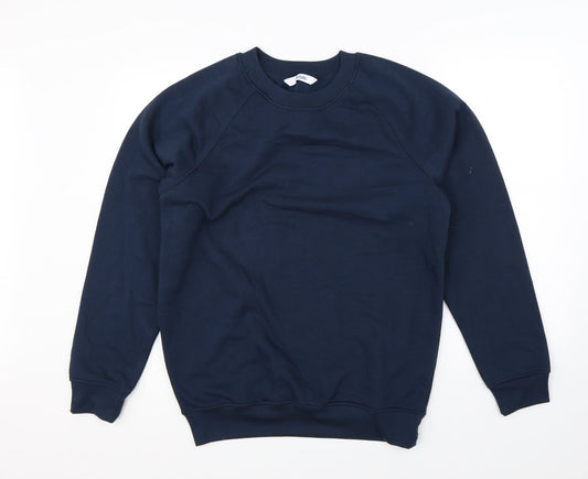 Alexandra Mens Blue Pullover Sweatshirt Size M