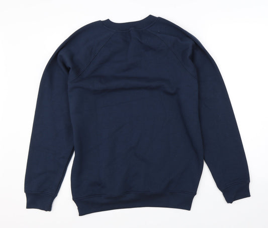 Alexandra Mens Blue Pullover Sweatshirt Size M
