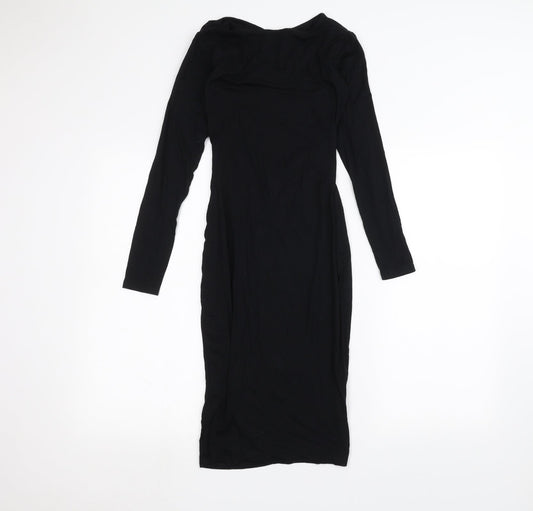 River Island Womens Black A-Line Size 8