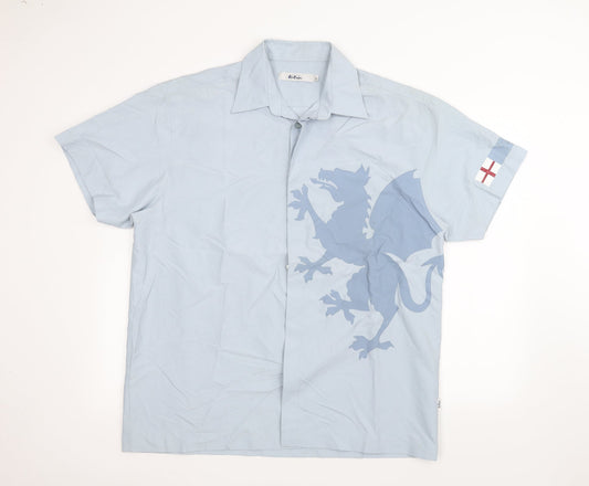 Additional front view of Lee Cooper men’s blue dress shirt, size L