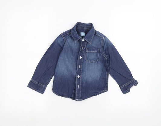 Gap Girls Blue Denim Jacket Size 3 Years