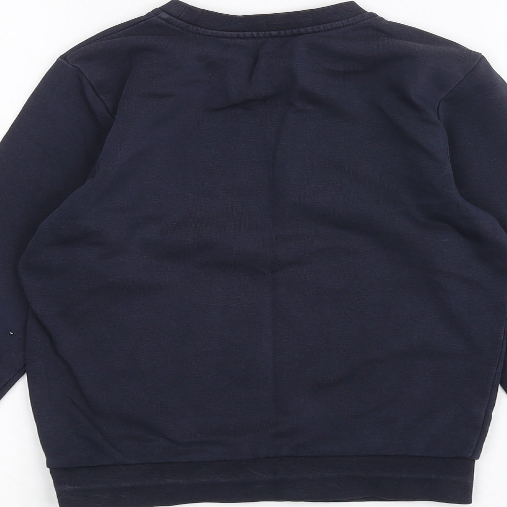 George Boys Blue Pullover Jumper Size 6-7 Years