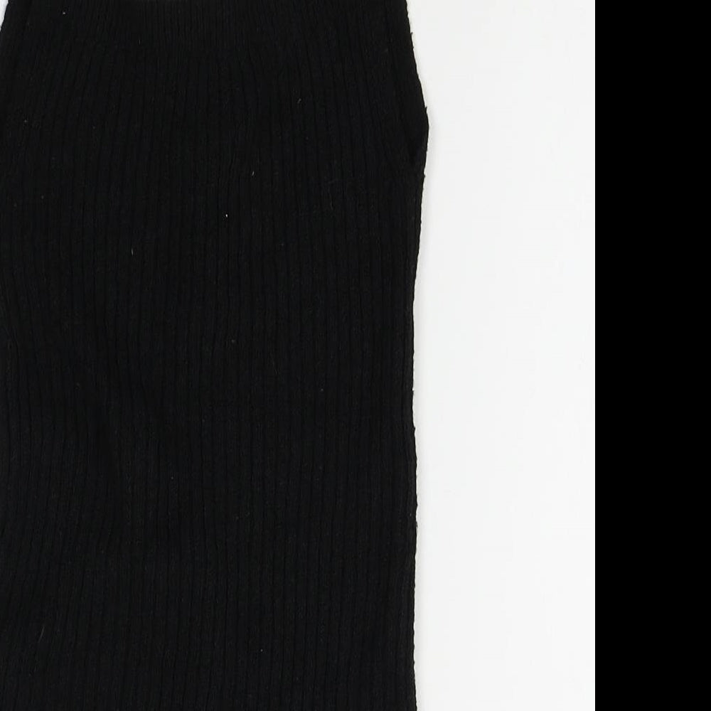 New Look Womens Black Vest Jumper Size 6