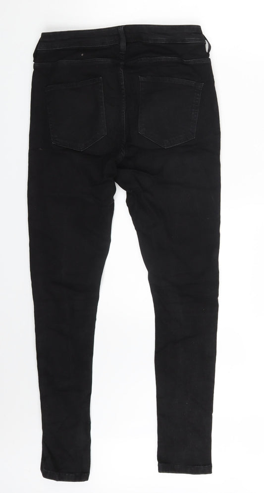 River Island Womens Black Denim Skinny Jeans Size 28 in L27 in