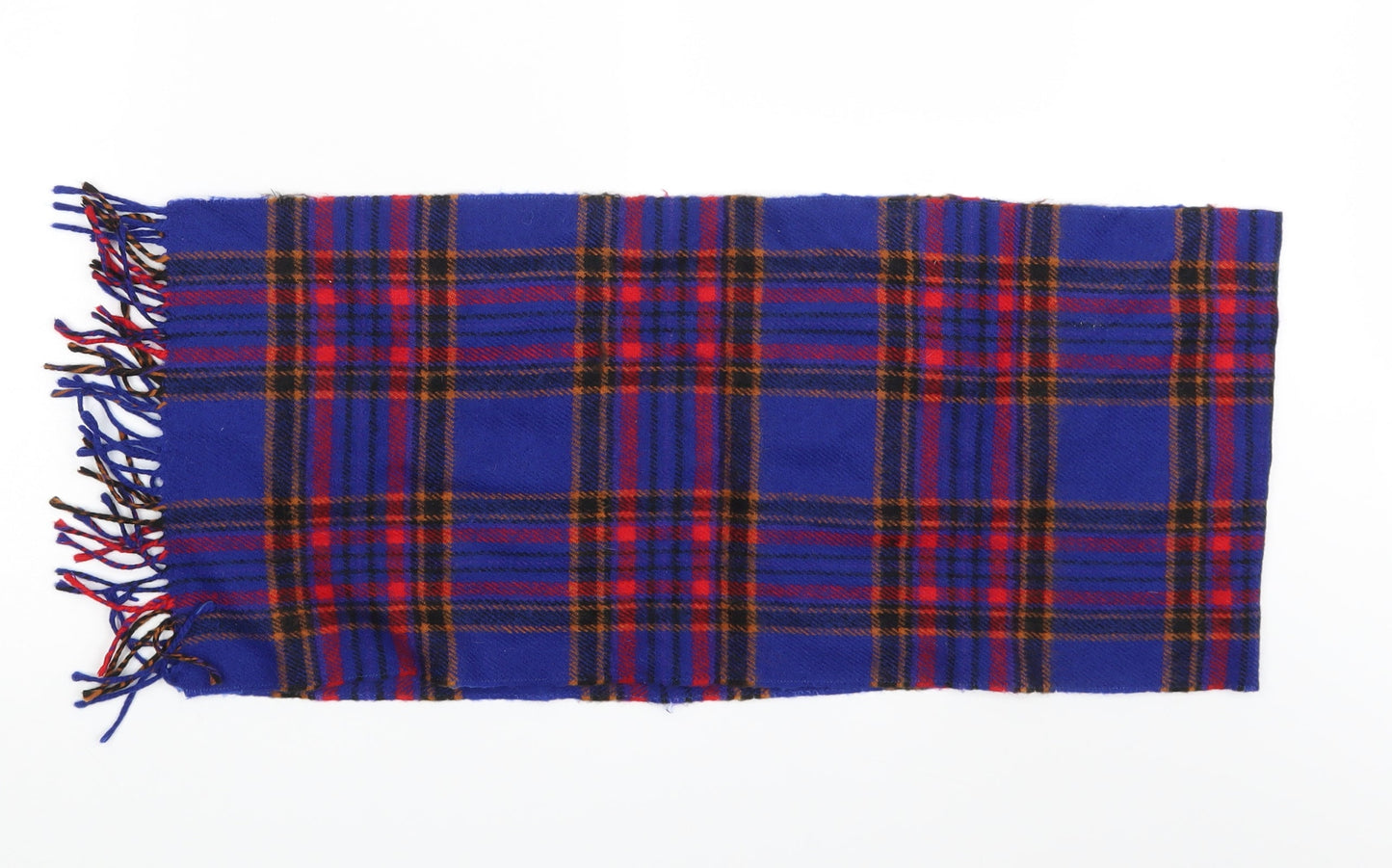 Preworn Unisex Multicoloured Check Scarf
